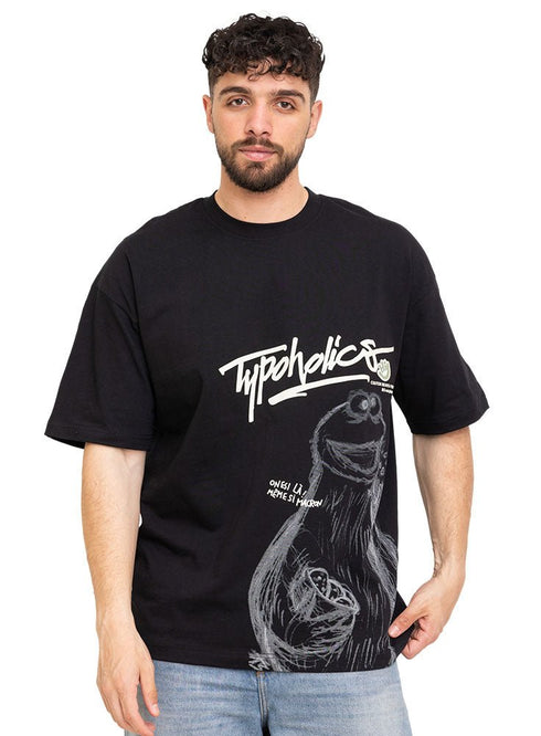 Black Design 3726VIG - O - S Round T-shirt - Khotwh